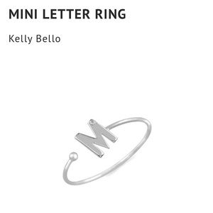 L shaped diamond initial Love